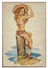 Dockside Salute Ocean Pin-Up Girl Art Rendering - Prints54.com