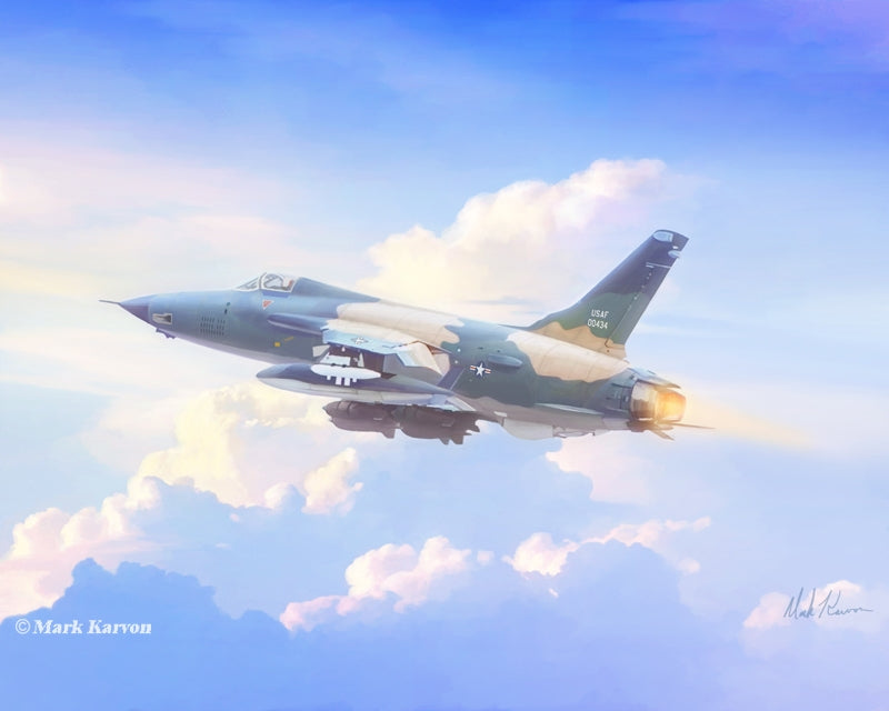 F-105 D Thunderchief 2 Art Rendering - Prints54.com