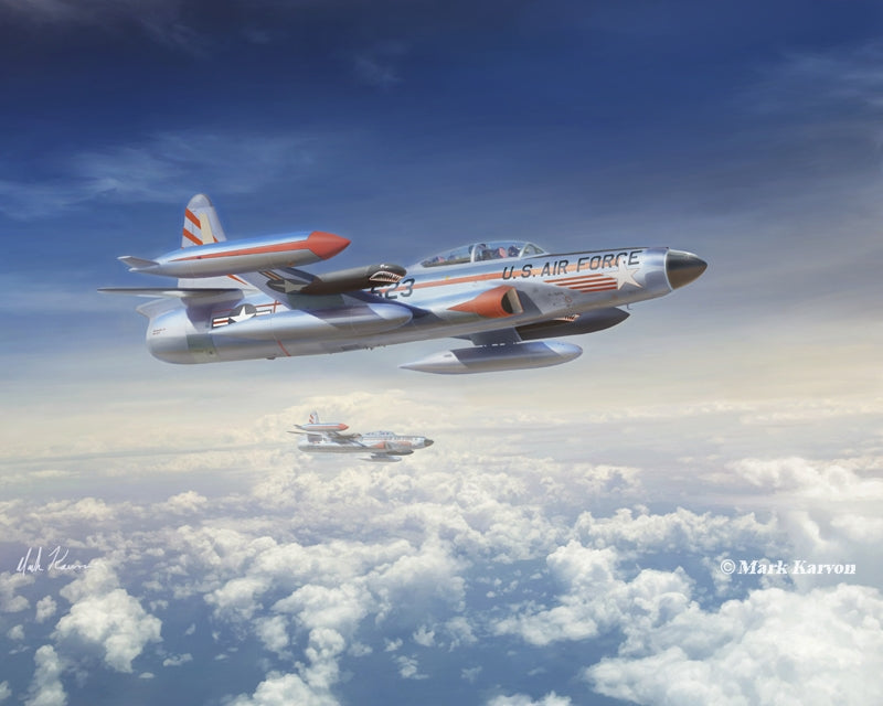 F-94C Starfire 3 Art Rendering - Prints54.com