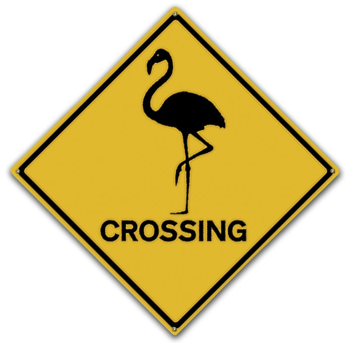 Flamingo Crossing Art Rendering - Prints54.com