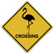 Flamingo Crossing Art Rendering - Prints54.com