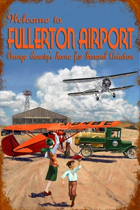 Fullerton Airport Art Rendering - Prints54.com