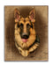 German Shepherd Portrait Art Rendering - Prints54.com