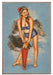 Going my Way Pin-Up Girl Art Rendering - Prints54.com