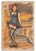 Hailing a Taxi Pin-Up Girl Art Rendering - Prints54.com