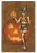 Halloween Fun Witch Pin-Up Girl Art Rendering - Prints54.com