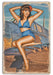 Hellcat Honey WW2 Fighter Pin-Up Girl Art Rendering - Prints54.com