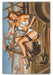 Vintage Military Pin-Up Girl Hello General! War Years Art Rendering - Prints54.com