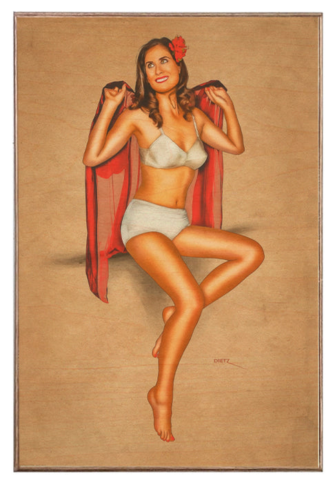 Hello There Pin-Up Art Rendering - Prints54.com