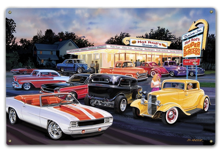 Hot Rod Drive-In - Prints54.com