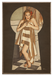 Indecent Exposure Keyhole Vintage Pin-Up Girl Art Rendering - Prints54.com