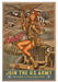 Join the US Army! Vintage Military Pin-Up Girl Art Rendering - Prints54.com