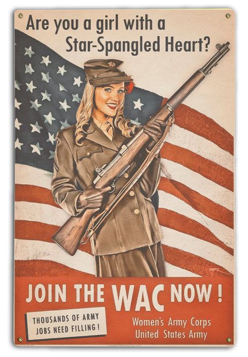 Join the WAC Now! Pin-Up Girl Art Rendering - Prints54.com