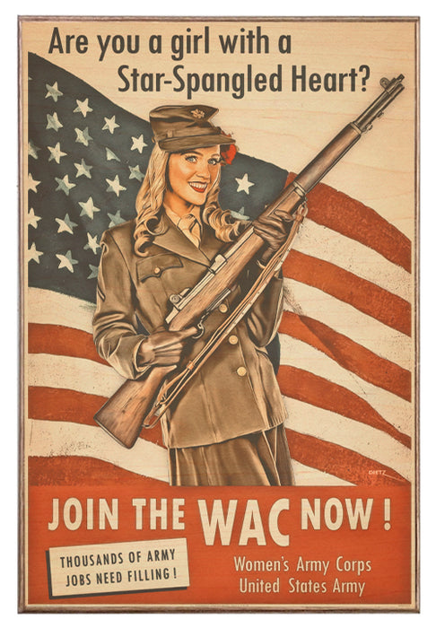 Join the WAC Now! Pin-Up Girl Art Rendering - Prints54.com