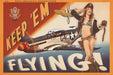 Keep Em Flying-P51 Mustang Art Rendering - Prints54.com