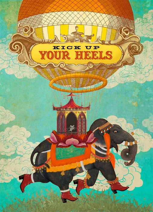 Kick up your Heels Art Rendering - Prints54.com