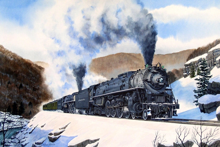 Lackawanna Limited Art Rendering - Prints54.com