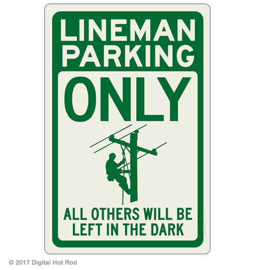 Lineman Parking (Green) Art Rendering - Prints54.com