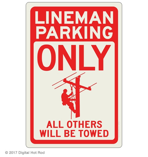 Lineman Parking (Red) Art Rendering - Prints54.com
