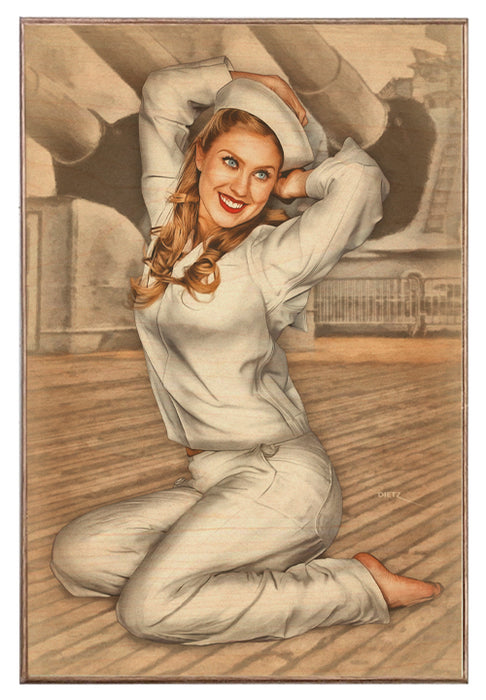 Man the Decks US Navy Art Rendering - Prints54.com