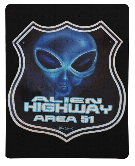 Alien Highway Area 51 Xenomorph Sci Fi Art Rendering - Prints54.com