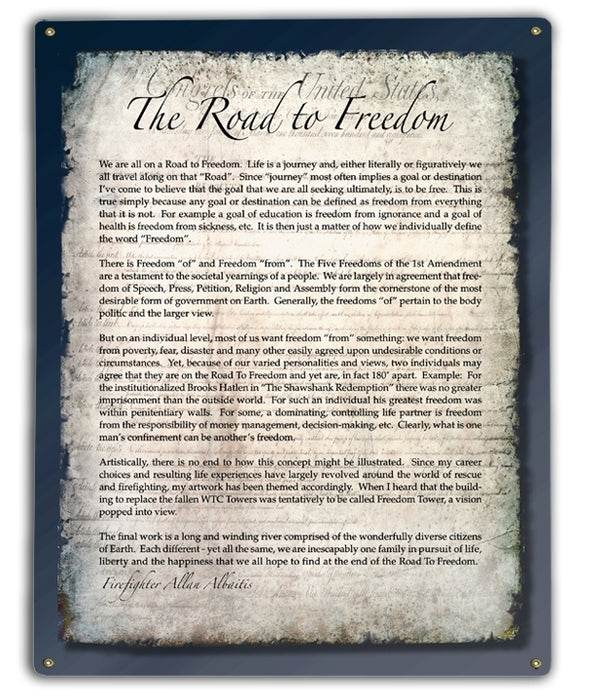 The Road to Freedom Art Rendering - Prints54.com