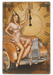 New Year's Celebration Vintage Pin-Up Girl Art Rendering - Prints54.com