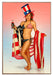 Miss America Pin-Up Girl Art Rendering - Prints54.com