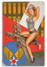 Miss Liberator WW 2 Bomber Pin-Up Girl Art Rendering - Prints54.com