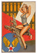 Miss Liberator WW 2 Bomber Pin-Up Girl Art Rendering - Prints54.com