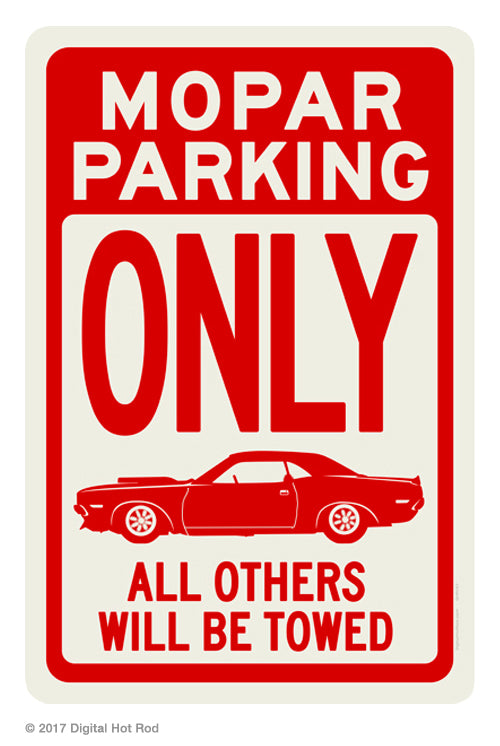 Mopar Parking (Red) - Prints54.com