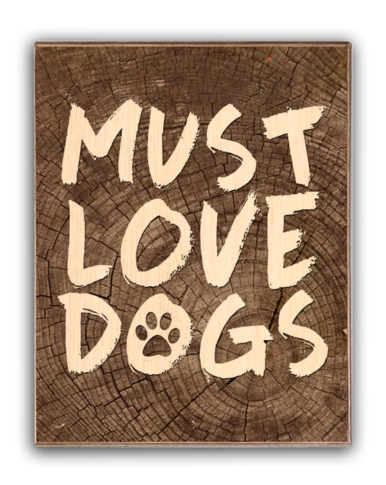 Must Love Dogs Art Rendering - Prints54.com