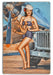 US Navy Naval Anchor Vintage Military Pin-Up Girl Art Rendering - Prints54.com