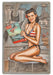 US Navy LIFE Magazine Retro Military Pin-Up Girl Art Rendering - Prints54.com