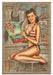 US Navy LIFE Magazine Retro Military Pin-Up Girl Art Rendering - Prints54.com