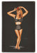 Retro Nights in Black Lingerie Pin-up Girl Art Rendering - Prints54.com