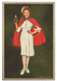 Vintage Nurse Salute Art Rendering - Prints54.com