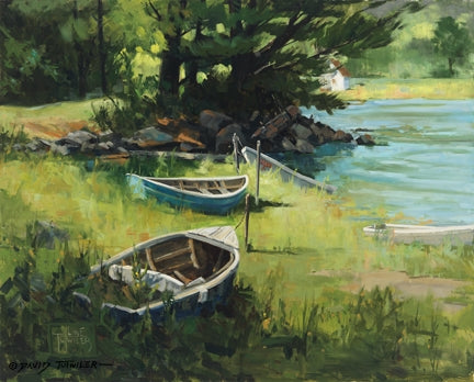 Off Shore At Rest Boating Outdoors Art Rendering - Prints54.com