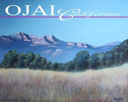 Ojai California Travel Outdoors Art Rendering - Prints54.com