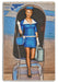 Pan Am Cutie Airlines Pin-Up Girl Art Rendering - Prints54.com