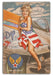 Patriotic P-51 Mustang Air Force WW2 Vintage Pin-Up Girl Art Rendering - Prints54.com