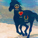 Peace Love Horse Art Rendering - Prints54.com