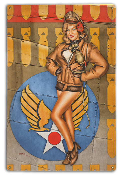 Pilot of your Dreams Pin-Up Girl Art Rendering - Prints54.com