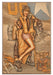 B-17 Bomber Vintage Pin-Up Girl Post Mission Unwind Art Rendering - Prints54.com