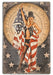 Presidents Day Holiday POTUS Patriotic Vintage Pin-Up Girl Art Rendering - Prints54.com