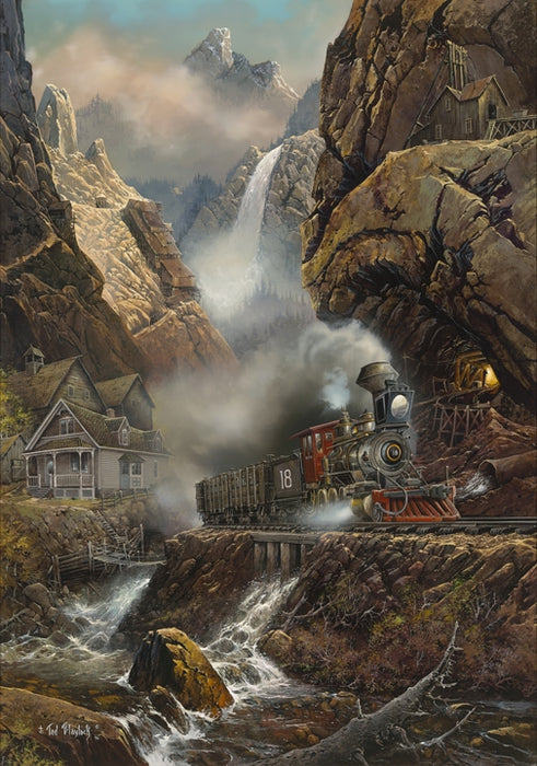 Rails To Pandora Art Rendering - Prints54.com