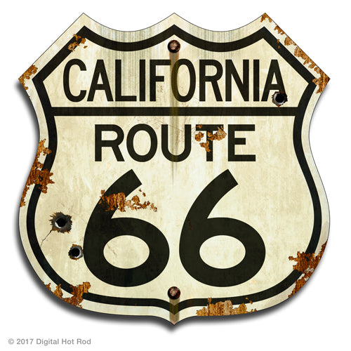 Route 66 - CA Art Rendering - Prints54.com