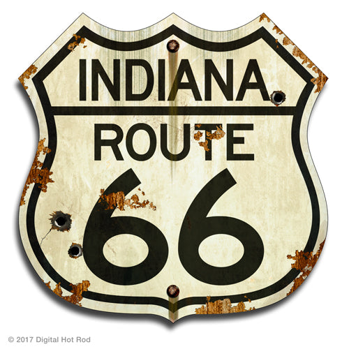 Route 66 - IN Art Rendering - Prints54.com