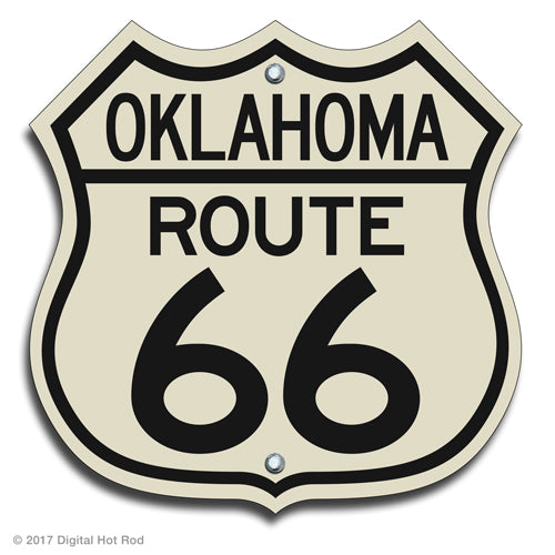 Route 66 - OK Art Rendering - Prints54.com