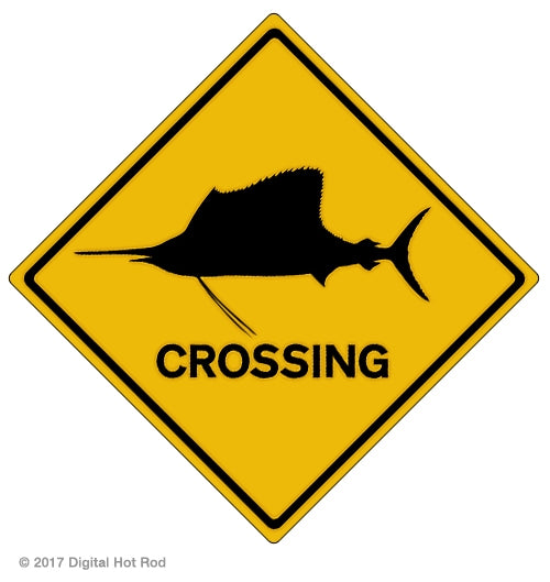 Sailfish Crossing Art Rendering - Prints54.com